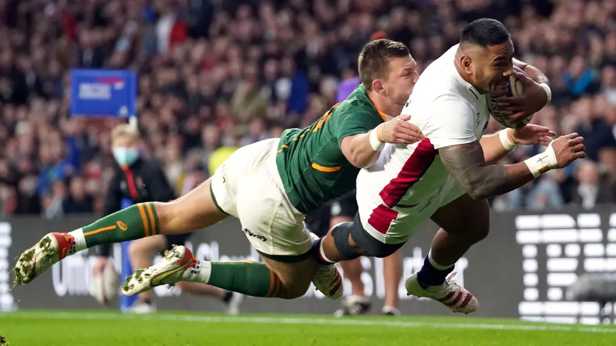England vs South Africa Rugby Live Action